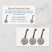 Banjo漫画イラストレーション 名刺 (正面/裏面)