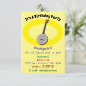 Banjo漫画イラストレーション 招待状 (スタンド正面)