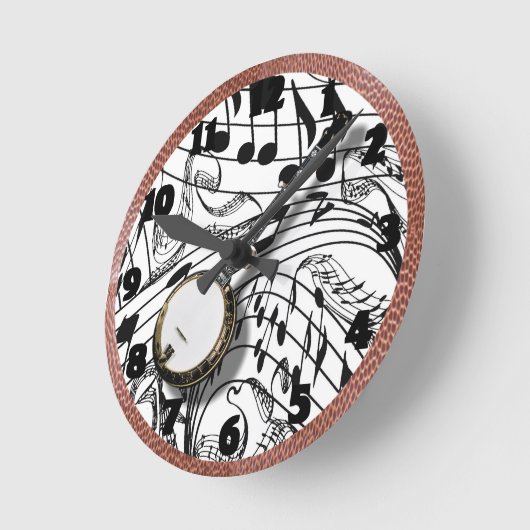 BANJO-CLOCK ラウンド壁時計 (傾斜)