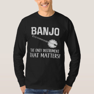 Banjo Music Instrument Joke Tシャツ