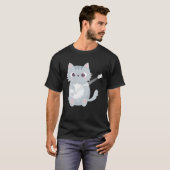 Banjo Player Cat Banjo  Banjoist Banjo  1 Tシャツ (正面フル)