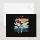 Banjo Player Mandolin Instrument Country Music Gif ポストカード (正面/裏面)