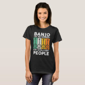 Banjo The Instrument For Intelligent People Music Tシャツ (正面フル)