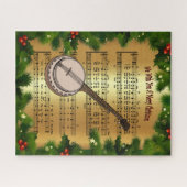 Banjo to "We wish You A Merry Christmas" ～ ジグソーパズル (横)