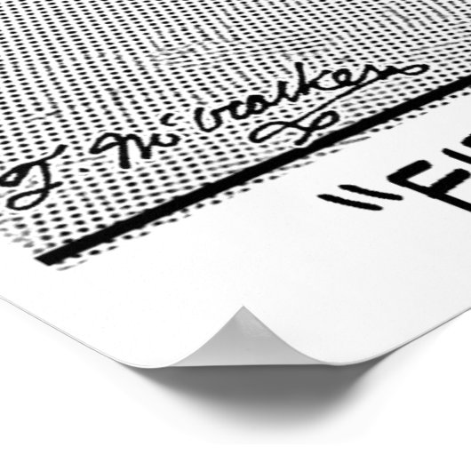 Bank Cartoon 2922 ポスター (角)