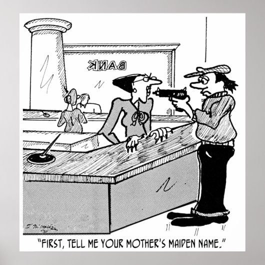 Bank Cartoon 2922 ポスター (正面)