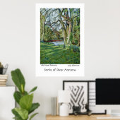 Bank of River Monnow, Allt yr Ynys：ポスター/プリント ポスター (ホームオフィス)