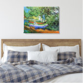 Bank of the Oise at Auvers by Vincent van ゴッホ キャンバスプリント (インサイチュ (寝室))