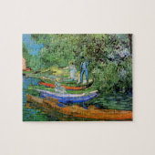 Bank of the Oise at Auvers by Vincent van ゴッホ ジグソーパズル (横)