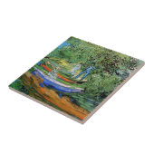Bank of the Oise at Auvers by Vincent van ゴッホ タイル (側面)