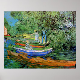 Bank of the Oise at Auvers by Vincent van ゴッホ ポスター