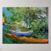 Bank of the Oise at Auvers by Vincent van ゴッホ ポスター (正面)