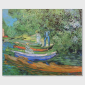 Bank of the Oise at Auvers by Vincent van ゴッホ ラッピングペーパー (フラット)