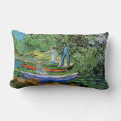 Bank of the Oise at Auvers by Vincent van ゴッホ ランバークッション (正面)