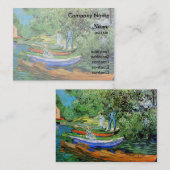 Bank of the Oise at Auvers by Vincent van ゴッホ 名刺 (正面/裏面)