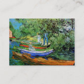 Bank of the Oise at Auvers by Vincent van ゴッホ 名刺 (裏面)
