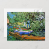 Bank of the Oise at Auvers by Vincent van Gogh ポストカード (正面/裏面)