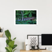 Bank Rock Bridge, Central Park, New York City ポスター (ホームオフィス)