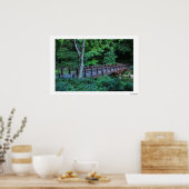 Bank Rock Bridge, Central Park, New York City ポスター (キッチン)