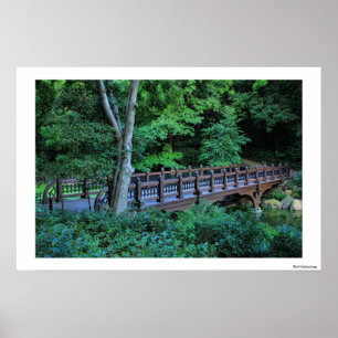 Bank Rock Bridge, Central Park, New York City ポスター
