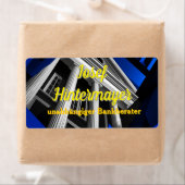 Bankberater, BankangestellterVisitenkarte ラベル (インサイチュ)