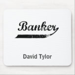 Banker typography マウスパッド<br><div class="desc">Banker typography</div>