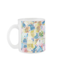 Bankertasse mit Geldscheinen