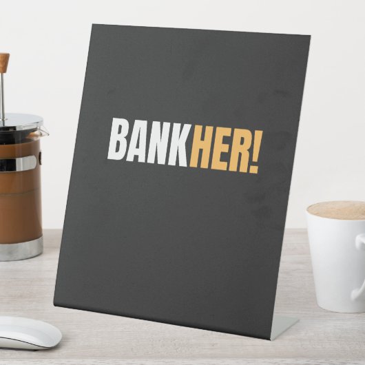 BANKHER！ 台座サイン (インサイチュ)
