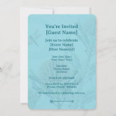 Banksia Flower Dragonfly Art 招待状 (裏面)