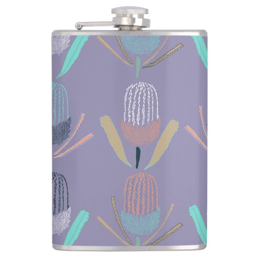 Banksia Lilac フラスク (正面)