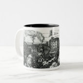 Banksideの白鳥の劇場 ツートーンマグカップ (正面左)