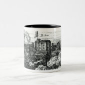 Banksideの白鳥の劇場 ツートーンマグカップ (中央)