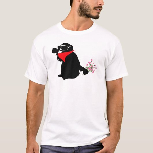 banksy monkey tシャツ (正面)