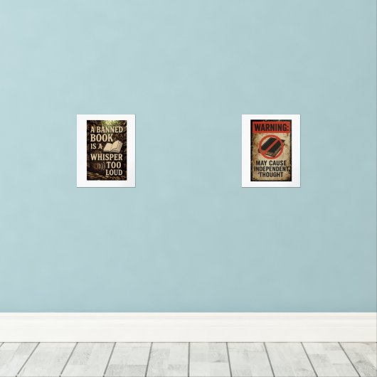 Banned book art set (ウッドフロア)