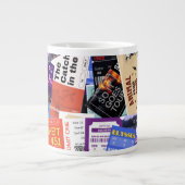 Banned Book Concert Tickets Cute Gift ジャンボコーヒーマグカップ (正面)