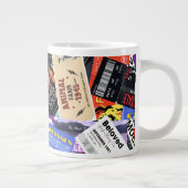 Banned Book Concert Tickets Cute Gift ジャンボコーヒーマグカップ (右)