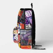 Banned Books Add Name Quiet Rebellion プリントバックパック (右)