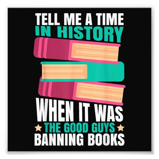 Banned Books Quote フォトプリント (正面)
