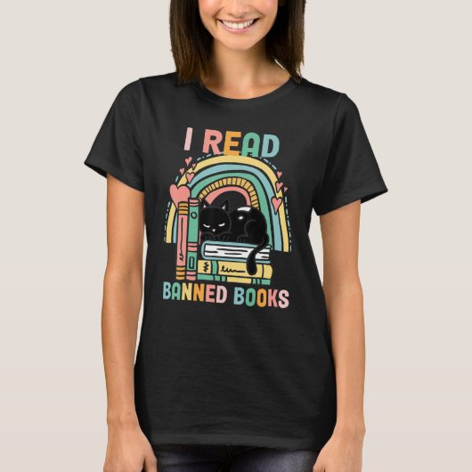 Banned Books Quotes I Read Banned Books Tシャツ (正面)