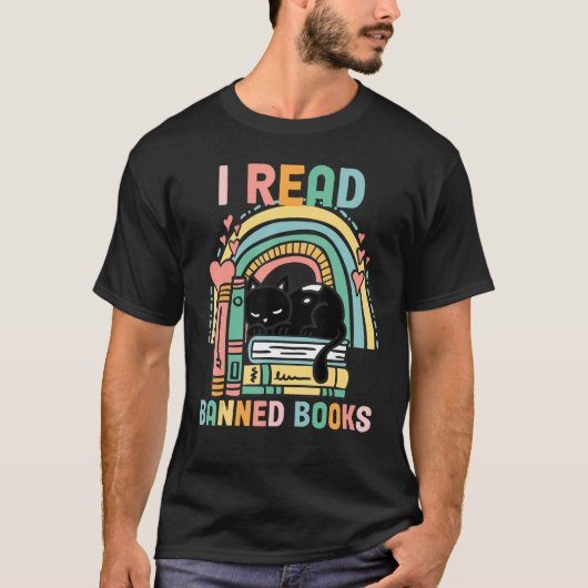 Banned Books Quotes I Read Banned Books Tシャツ (正面)