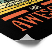 Banned Reader Books Retro Men Women Kids ポスター (角)