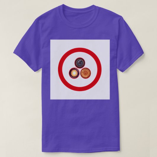 Banner of Peace with Universe Earth Tree Tシャツ (デザイン正面)