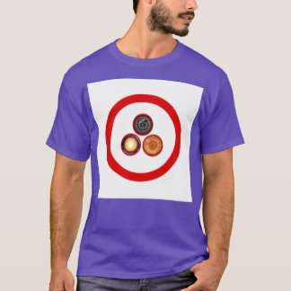 Banner of Peace with Universe Earth Tree Tシャツ