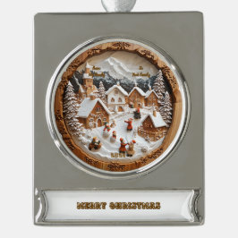 Banner Ornament シルバープレートバナーオーナメント