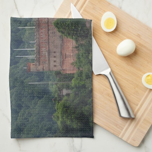 Bannermanの城 キッチンタオル (四つ折り)