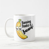 Banning Booksバナナ コーヒーマグカップ (左)