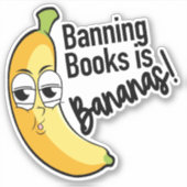 Banning Booksバナナ シール (正面)