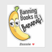 Banning Booksバナナ シール (シート)