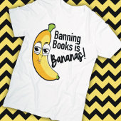 Banning Booksバナナ Tシャツ
