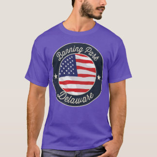 Banning Park - Patriotic Delaware Souvenir T-Shirt Tシャツ